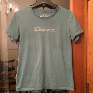 Green and Pink Dutch Bros T-shirt